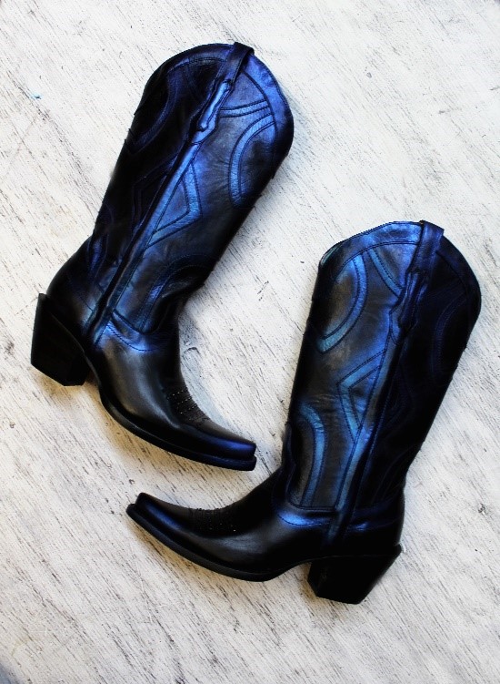 Botas de Cuero Vaqueras Acabado Camaleon LAB-654205 main image 0